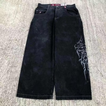 мужские брюки уличная одежда джинсы JNCO Jeans Y2k Hi