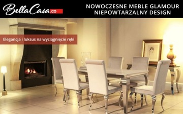 Людвик 2 гламур Черный стул, стеганый кристаллами