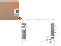 фото thumb №1, Конденсатор кондиционера mazda 323f -98 nrf