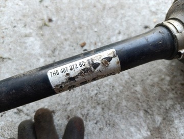 фото thumb №9, Vw t5 2.5 tdi полуось длинная правая перед механическая коробка передач 7h0407272bc