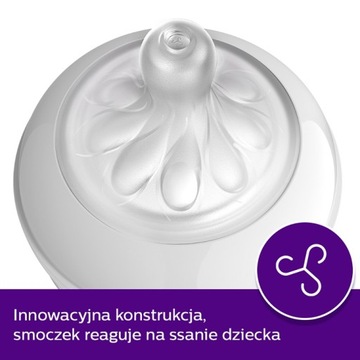 Соски PHILIPS AVENT 2x RESPONSIVE FEEDING SCY965/02 NATURAL 3 6M+