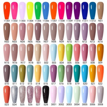 NAILCO 15 мл прозрачный нюдовый цветной желейный гель-лак для ногтей розовый красный Na