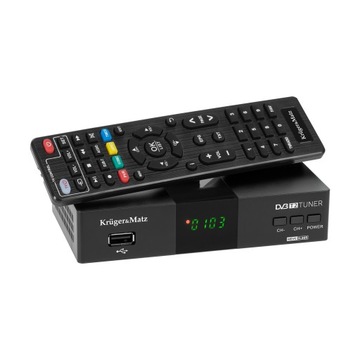 Тюнер DVB-T2 H.265 HEVC Kruger&Matz HDMI SCAR