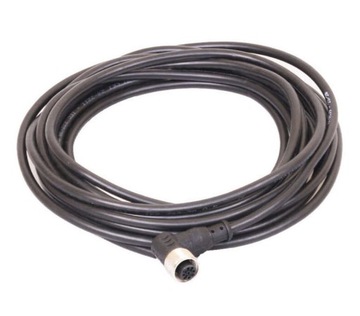 8-контактная угловая розетка M12, 5 м — N12FA8E25ZS