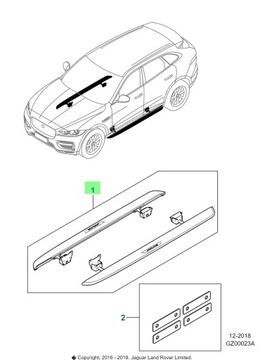 фото thumb №10, Нове оригінальні пороги градуси бічні jaguar f-pace x761 2016- t4a11848