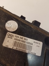 фото thumb №7, Лампа левый зад крышка audi a3 8v 5d 8v4945093