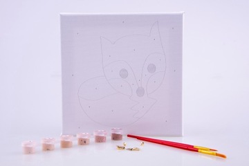 OBRAZ MALOWANIE PO NUMERACH Na Ramie 20x30 Lis