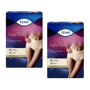 Нижнее белье TENA Lady Pants Plus Creme M 30 шт. х 2 упаковки