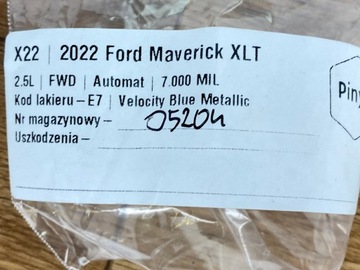 фото thumb №7, Ключ pilot ford ecosport maverick 2022+ usa