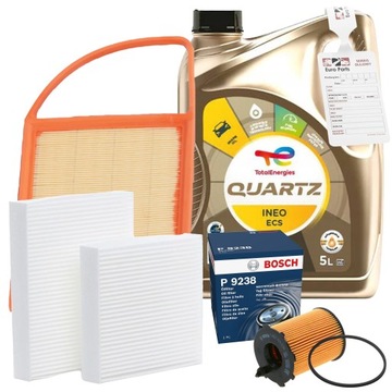 фото thumb №1, Filtry + масло total 5w30 5l peugeot 208 i 1.4hdi 68km