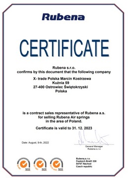 Poduszki pneumatyczne do Renault Master 2010-2022