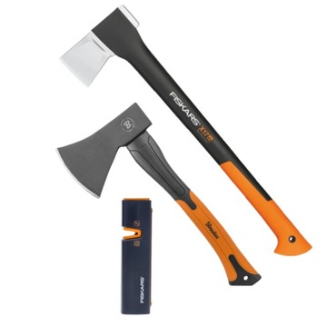 FISKARS Колун X17 M + топор BRADAS по дереву ЗАТОЧКА