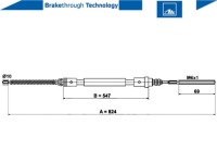 фото thumb №2, Тяга трос тормоза ручного [ate]