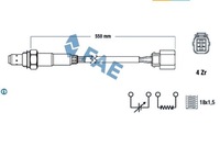 фото thumb №2, Fae датчик лямбда-зонд honda civic vii хэтчбек 1.4 is