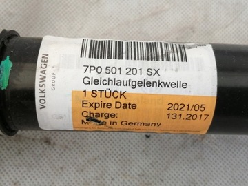 фото thumb №1, Піввісь задня vw touareg porsche cayenne 7p0501201sx