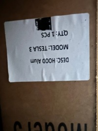 фото thumb №3, Tesla 3 капот алюминиевая 2017-