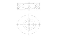 фото thumb №2, Поршень 93 std iveco daily ii rvi messenger 2.5d 01.89-06.99 mahle