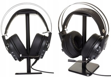 ИГРОВЫЕ НАУШНИКИ СО СВЕТОДИОДНОЙ RGB СВЕТОДИОДОЙ + РУЧКА ПОДСТАВКИ