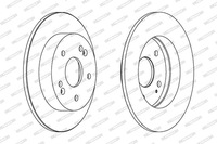 фото thumb №1, Тормозные диски тормозные задняя ferodo ddf1483