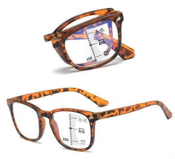 Okulary brelok SLIM do czytania wąskie PLUSY +3.5