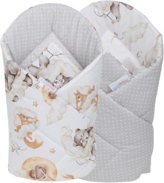 НАБОР ДЕТСКОГО КОКОНА NEST MINKY PIECE XXL BABYMAM, 7 ЭЛЕМЕНТОВ.
