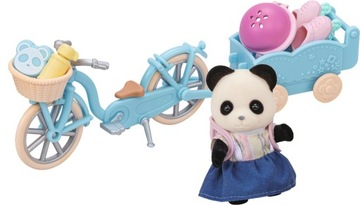 SYLVANIAN Families НА ВЕЛОСИПЕДЕ С ПАНДОЙ 5652