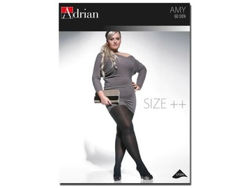 Колготки Amy Adrian размером 60 ден плюс 7 Nero