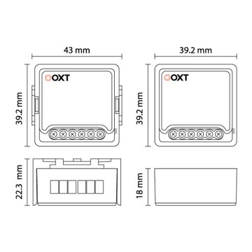 Moduł OXT mini beznapięciowy WiFi TUYA