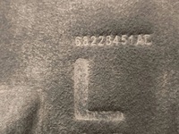 фото thumb №6, Chrysler pacifica 2017 левая сторона подкрылок задние