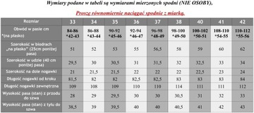 Spodnie SZTRUKSY 38 OCIEPLANE CZARNE Grube Stretch Rozciągliwe Rozmiarówka