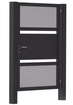 Brama Wjazdowa Dwuskrzydłowa INCOGNITO BR1822 Ocynk + RAL 120x300 cm