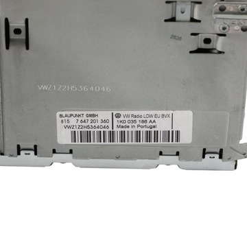 фото thumb №13, Vw volkswagen golf mk5 радио автомобильные проигрыватель cd 1k0035186aa