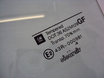 фото thumb №3, Скло двері лівий зад opel vectra b hb 2008 r