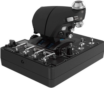 Джойстик LOGITECH G Saitek PRO X56 H.O.T.A.S RGB для моделирования полета