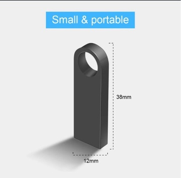 PENDRIVE PAMIEĆ PRZENOŚNA CZARNY 2GB 2.0
