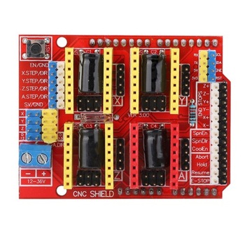 Комплект платы расширения гравировального станка CNC Shield V3 Stepstick DRV8825