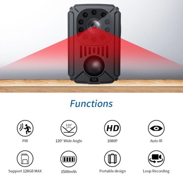 Minikamera HD MD31 1080P