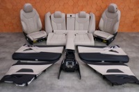фото thumb №1, Bmw g22 салон сиденья заднее сиденье обшивки sport кожа oyster память подогрев