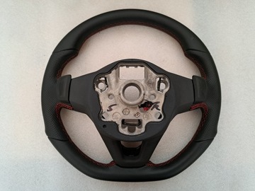фото thumb №8, Vw golf viii 8 руль многофункциональная gti красная nić 5h0419089 лепестки