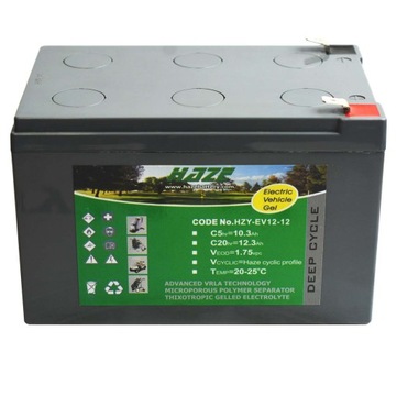 HAZE HZY EV12-12 12В 12Ач ГЕЛЬ EV12