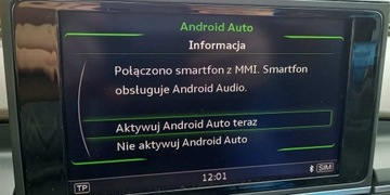 Интерфейс смартфона Audi Car Play Android Auto