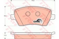 фото thumb №2, Тормозные колодки ham. renault p. clio 05-/kangoo 08- колёса 14/swift/micra/note/db