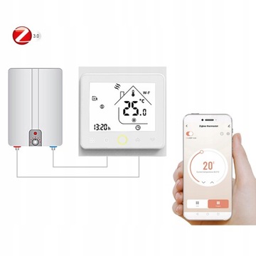 ИНТЕЛЛЕКТУАЛЬНЫЙ ТЕРМОСТАТ 5А Tuya ZigBee3.0 ПРИЛОЖЕНИЕ