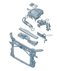фото thumb №8, Воздухозаборник впуск воздуха 1.0 1.2 1.4 1.6 tsi tfsi