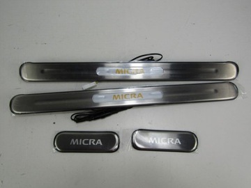 фото thumb №9, Micra k13 планки накладки пороговые комплект