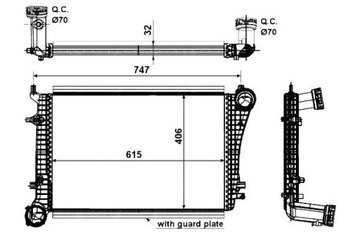 фото thumb №2, Интеркулер vw golf 5 1,9tdi nrf