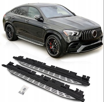 фото thumb №1, Градусы пороги боковые mercedes gle купе w167 c167 хром