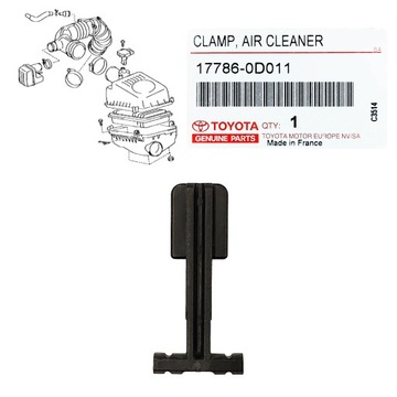 фото thumb №16, Клипса фильтра воздуха toyota 17786-0d011