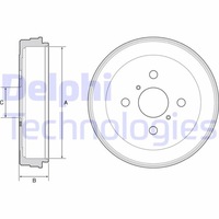фото thumb №3, Барабан тормозной зад toyota yaris 99-05