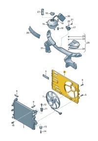 фото thumb №3, Защита вентилятора vw transporter t5